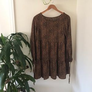 Baby Doll Cheetah Print Dress